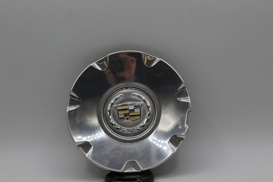 Cadillac CTS or STS center cap, blue/gold emblem, 2004-2008 part # 9595437