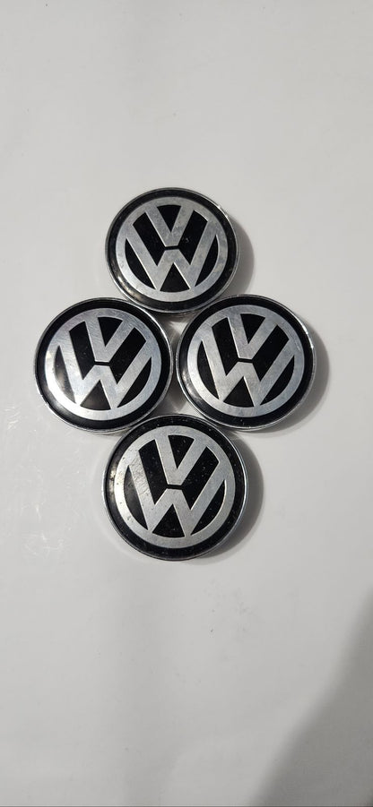 VW VOLKSWAGEN HUB CENTER CAP #MG-P1043H (NOS 4)