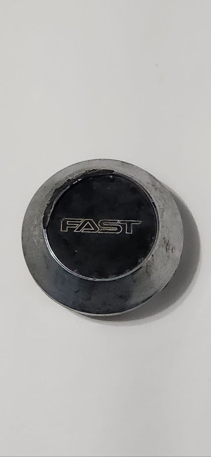 Fast Wheel Center Hub Cap Chrome Black #D-35