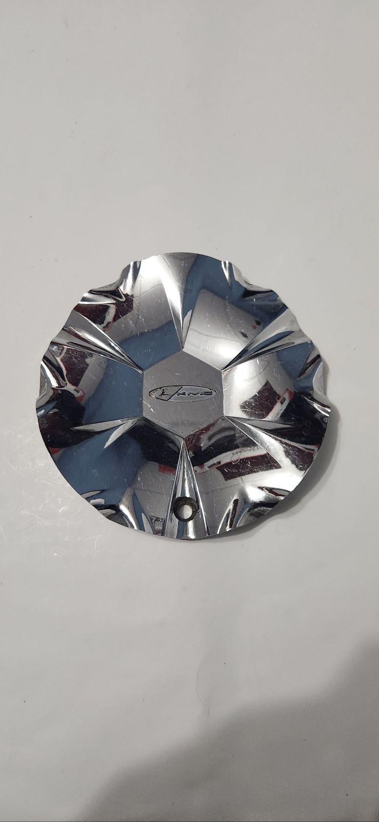 J (1) KMC Wheels Chrome Custom Wheel Center Cap # 11106 (REV.A)