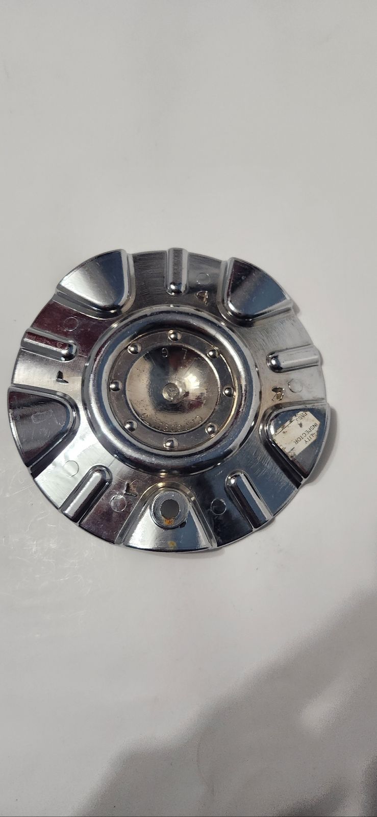 cap809l160 Gio Chrome Wheel Center Cap