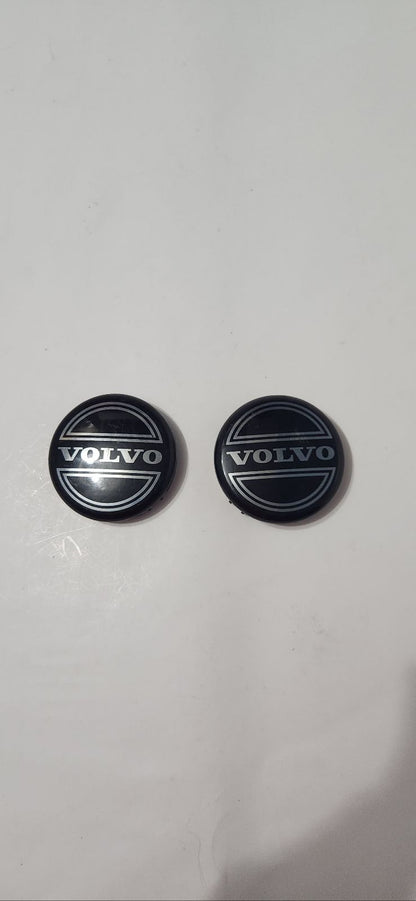 Volvo Wheel Center Hub Cap Cover Set of 2 1997-2009 86 46379 OEM