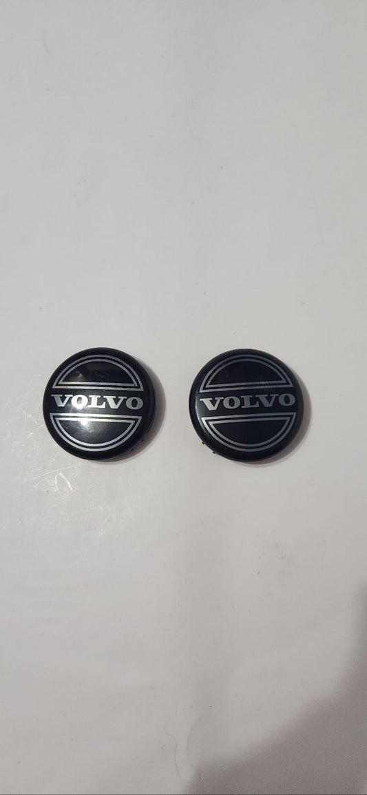 Volvo Wheel Center Hub Cap Cover Set of 2 1997-2009 86 46379 OEM