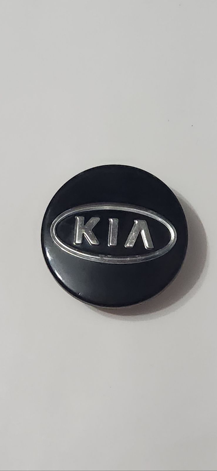 KIA OEM WHEEL CENTER CAP 52960-3F500 52960-2K0CC BLACK CHROME LOGO