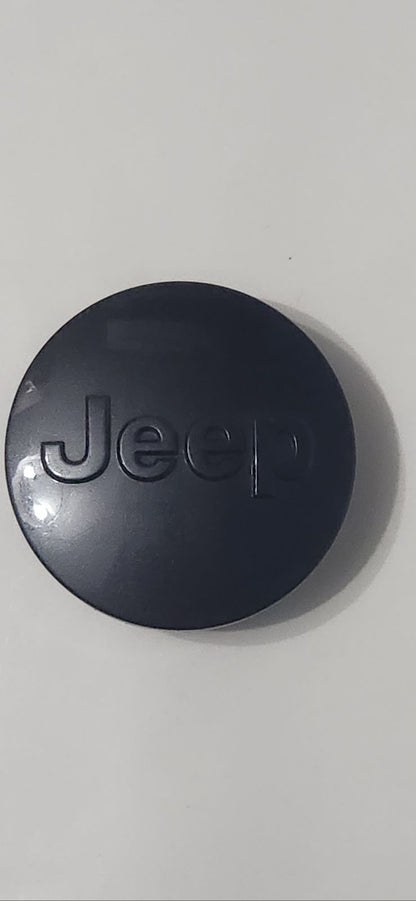 Jeep Cherokee Liberty Wrangler Compass OEM Gloss Black Center Cap 1LB77TRMAC 2.5