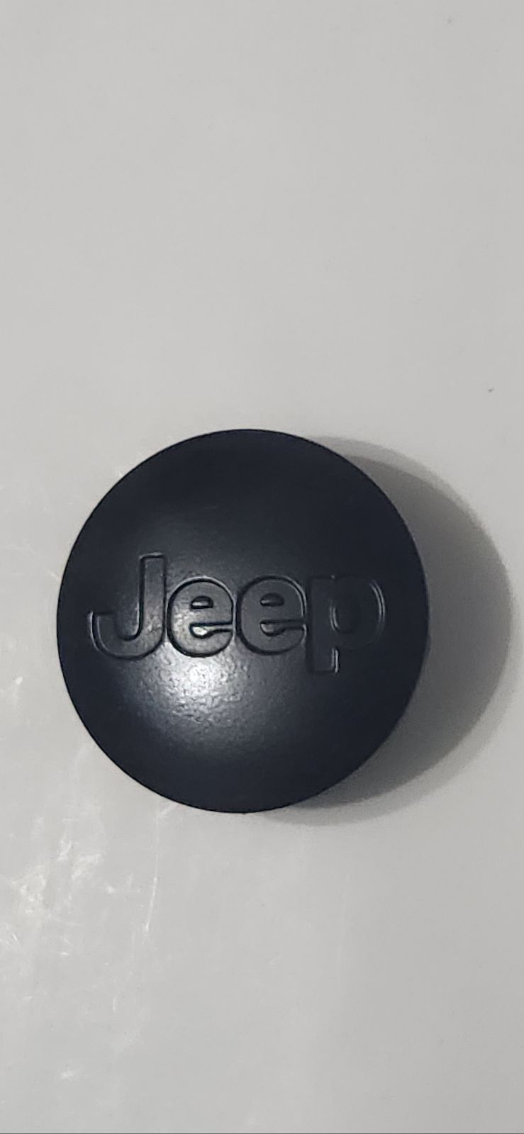 Jeep Gloss Black OEM Center Cap 54mm 2-1/8" 5HT59TRMAC 52124189AA - One/1